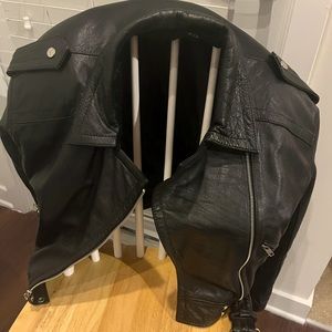 Limited Express Leather Biker Jacket